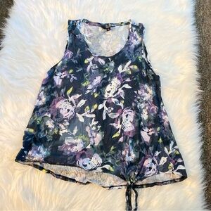 Simply  Vera Vera Wang‎ Shirt Womens Size XL Sleeveless Top Paisley